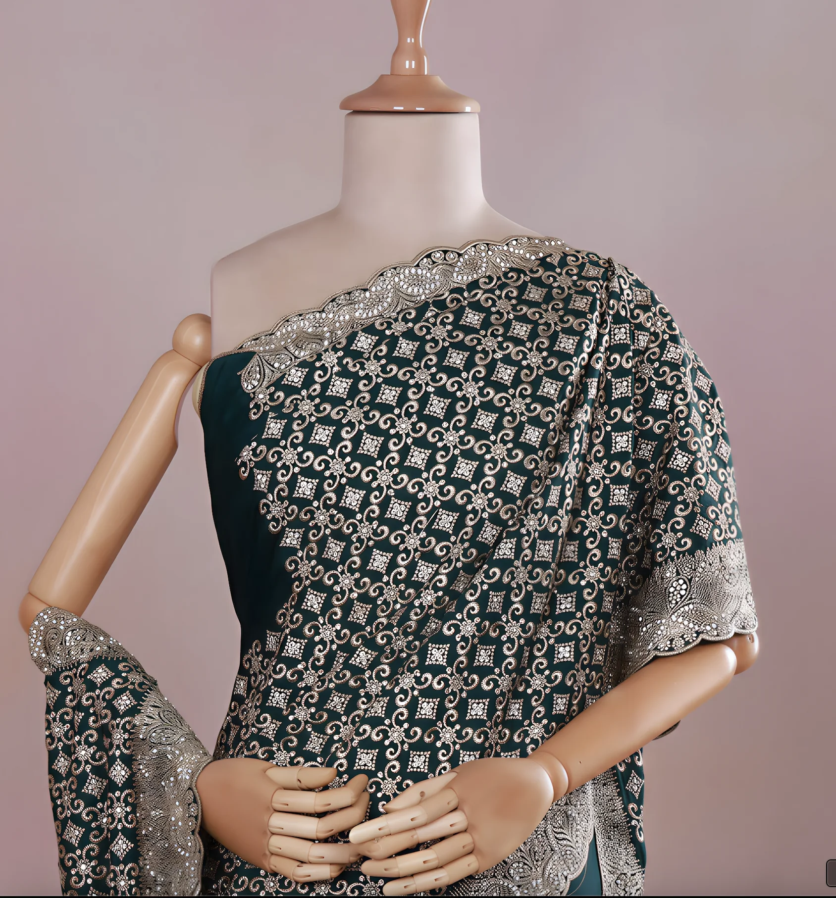 Ethnic wear flat lay